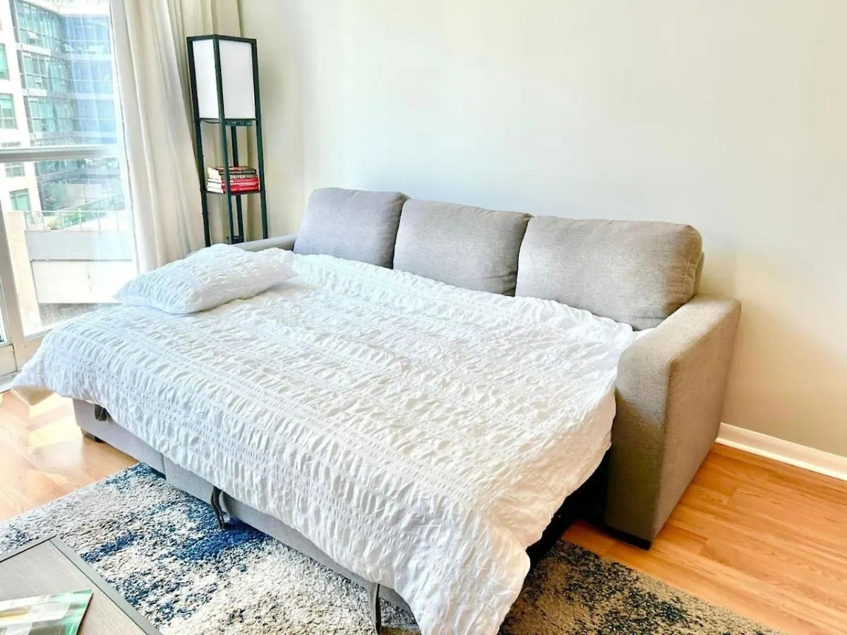 Stylish 1Br Condo With Balcony, Parking In Down Town Toronto Holiday home